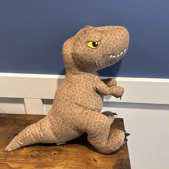 Jurassic World Dominion T-Rex Dinosaur Plush Stuffed Animal 12" - Picture 2 of 4